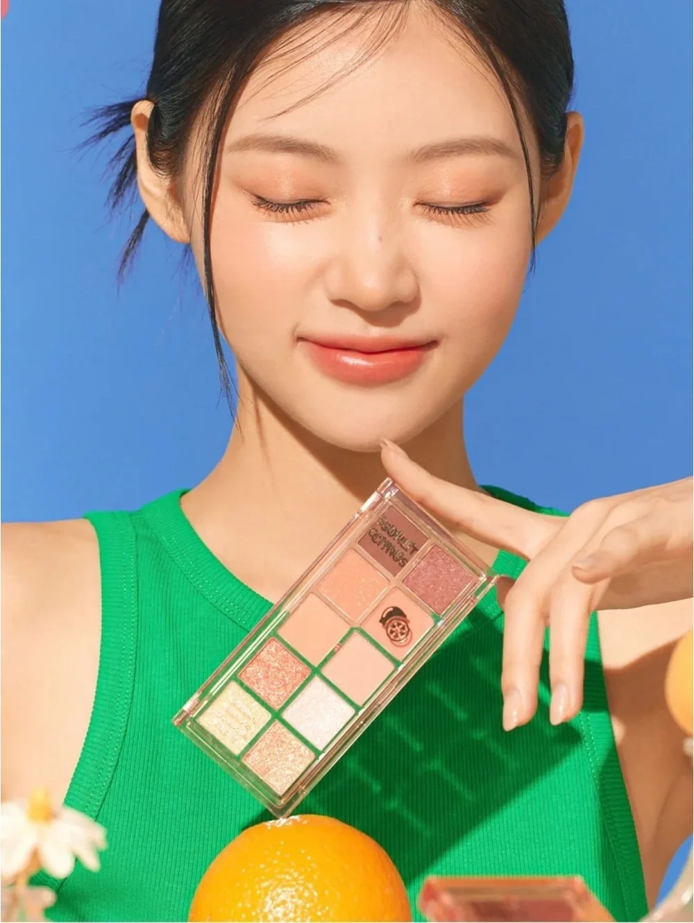 Peach C Eye Shadow Palette in Sunlit Citrus New